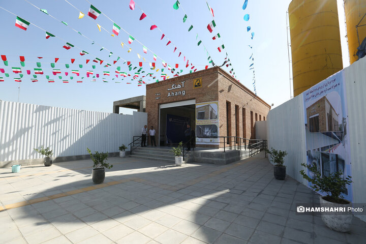 تست گرم بخش پایانی خط ۷ مترو و افتتاح ورودی دوم ایستگاه آهنگ