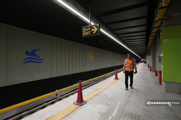 ۴۰ روز تا افتتاح ایستگاه مترو ورزشگاه تختی