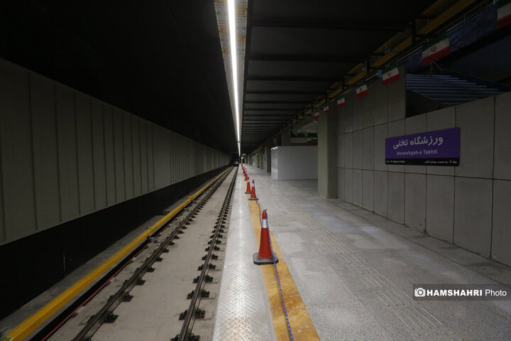 ۴۰ روز تا افتتاح ایستگاه مترو ورزشگاه تختی