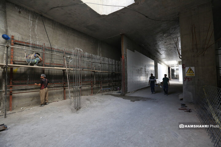 ۴۰ روز تا افتتاح ایستگاه مترو ورزشگاه تختی