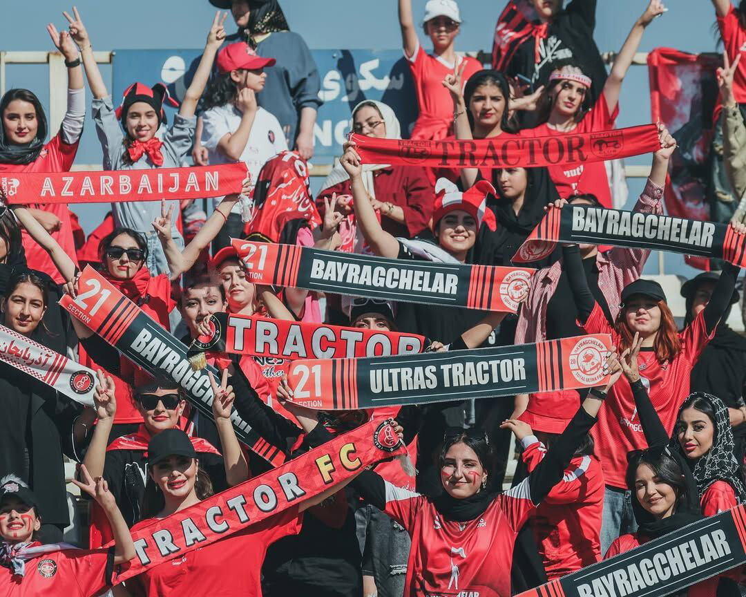 زنان هوادار تراکتور در بازی روز گذشته | تصاویر