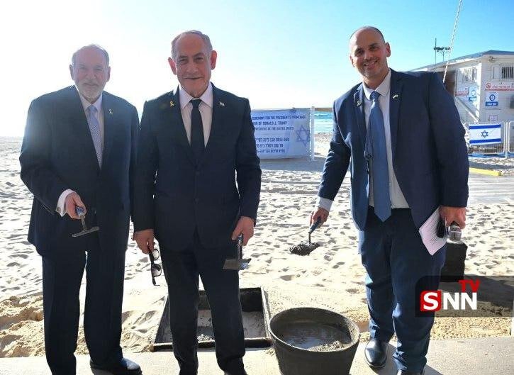 ماله‌کشی نتانیاهو برای ترامپ + تصاویر