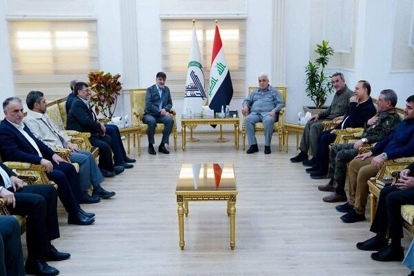 سردار رادان به دیدار فرمانده الحشد الشعبی عراق رفت | عکس