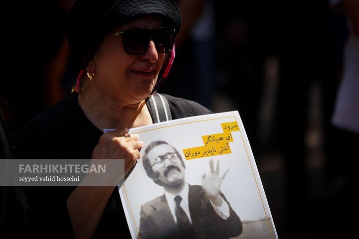 مراسم تشییع پیکر بهمن رجبی