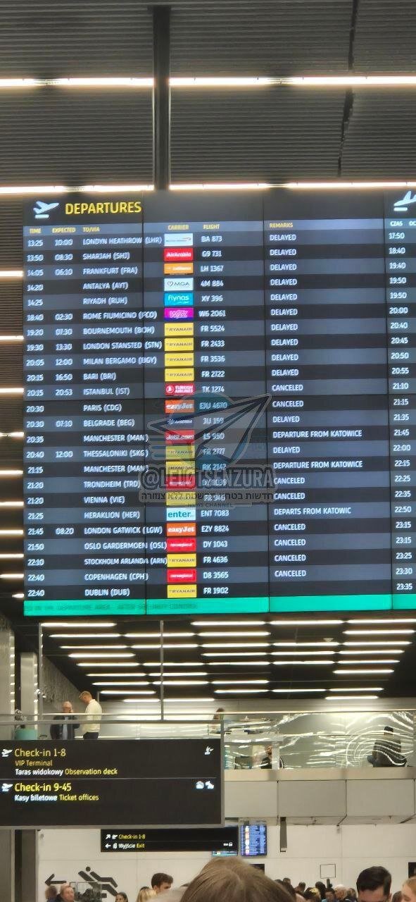صدها اسرائیلی در فرودگاه کراکوف گرفتار شدند؛ ببینید | ماجرا چیست؟