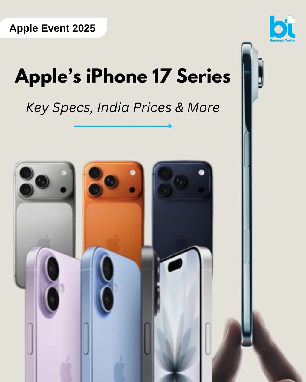 اپل دوباره مرزها را جابهجا کرد؛ از آیفون ایر تا پرومکس | دوربین ۴۸ مگاپیکسلی و طراحی باریکتر؛ کدام نسخه ۱۷ مناسب شماست؟