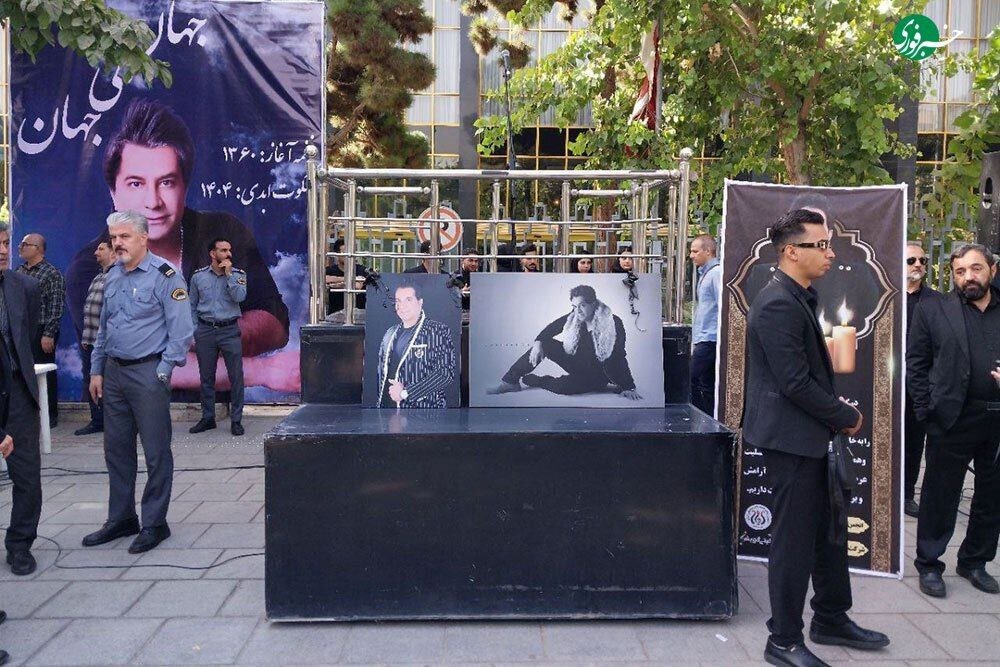 نخستین تصاویر از تشییع و خاکسپاری «امید جهان» در تنهایی و غیبت اهالی موسیقی