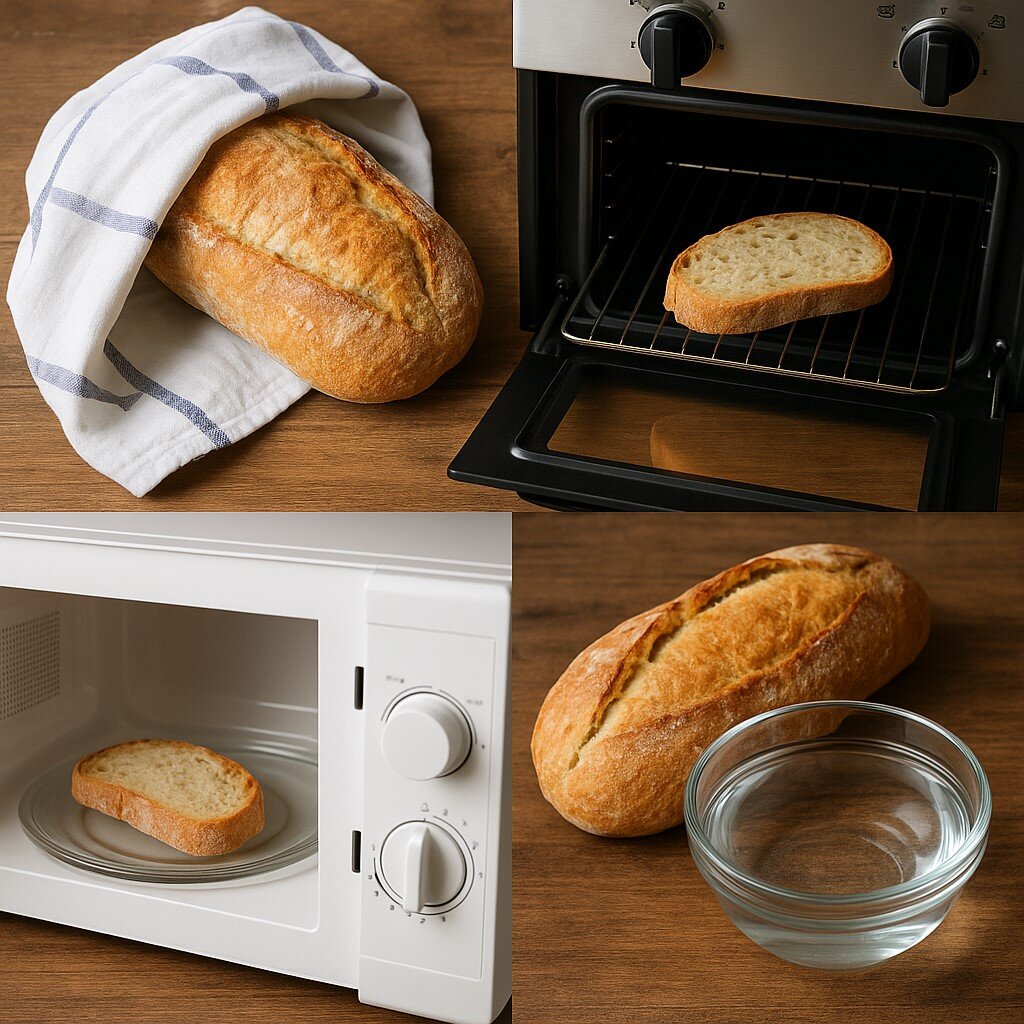 ترفندهای ساده برای نرم کردن نان خشک