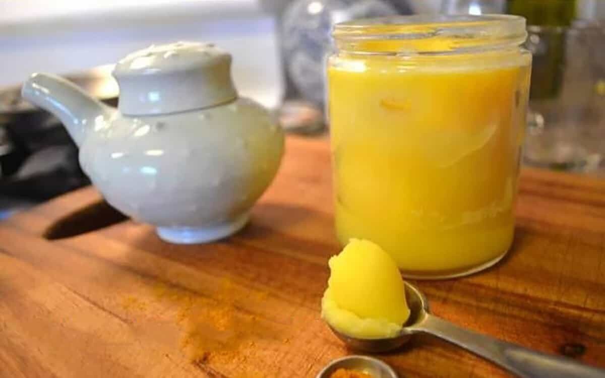 از بین بردن بوی روغن حیوانی از غذا