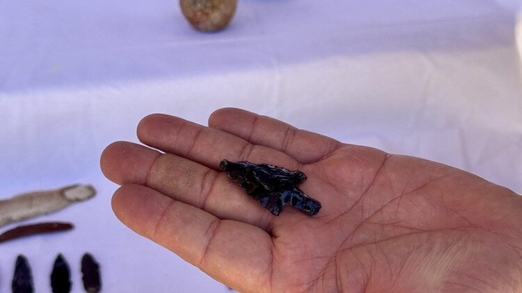 سفال ۵ هزار ساله به شکل چهره انسان در قونیه | عکس