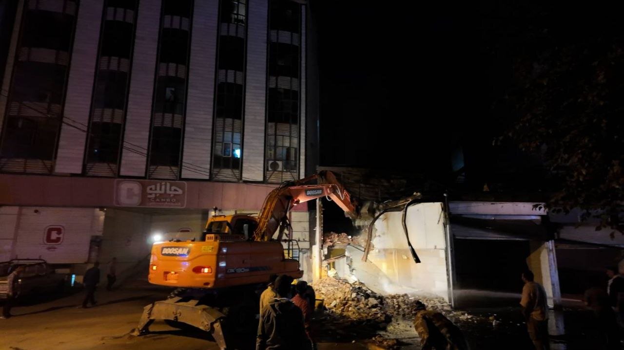 ایجاد دسترسی در خیابان زندیه. یافت آباد