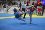 ثبت لحظات دیدنی از جدال دختران تکواندوکار | تصاویر