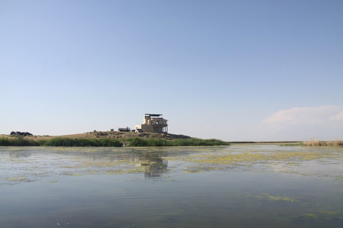 خشکسالی نفس کانیبرازان را به شماره انداخت | تصویر تالاب قبل از خشک شدن