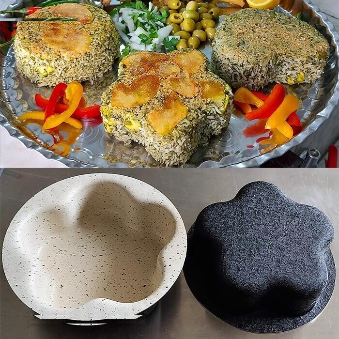 طرز تهیه برنج قالبی به روش رستورانی