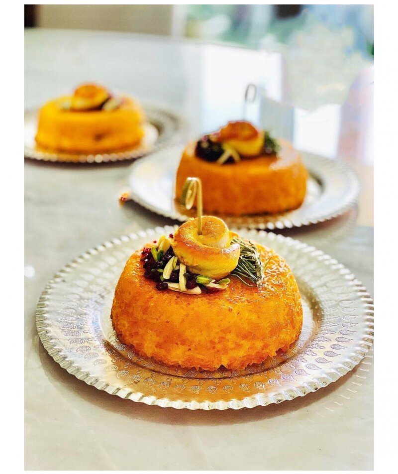 طرز تهیه برنج قالبی به روش رستورانی