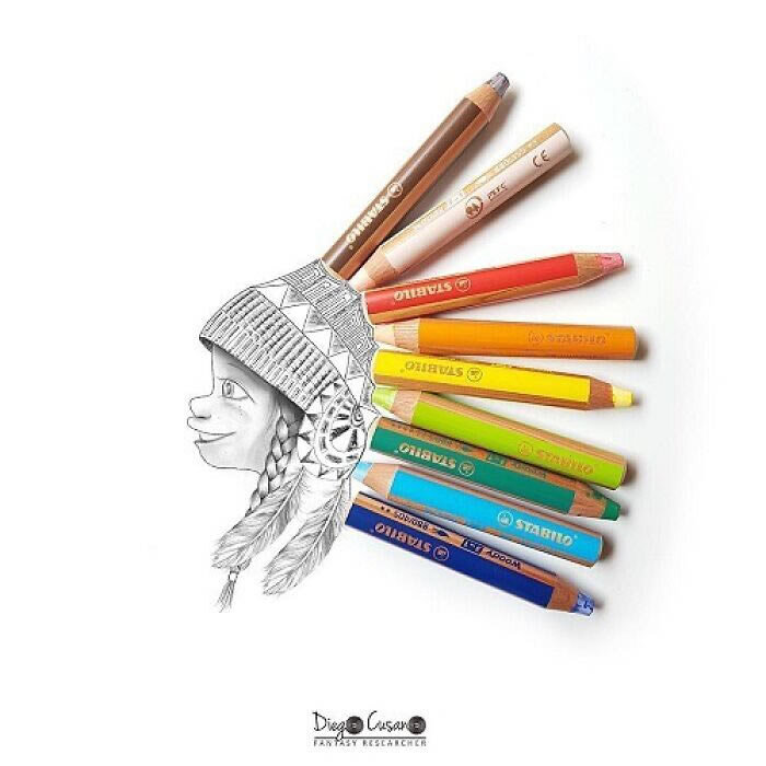 تصاویر عجیب و بامزه از هنرمند خلاق ایتالیایی