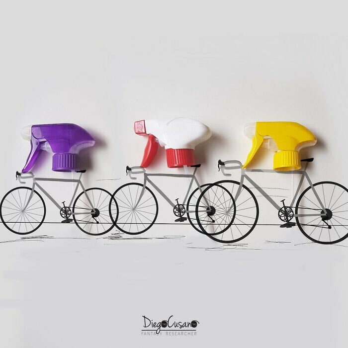 تصاویر عجیب و بامزه از هنرمند خلاق ایتالیایی