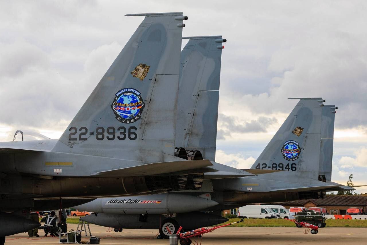 استقرار جنگندههای ژاپن در اروپا برای نخستین بار | تصاویر