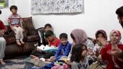 تصاویر زندگی یک زوج با ۱۳ فرزند؛ مرد متولد ۱۳۶۰، زن متولد ۱۳۷۱ | با یک گلیم، پیک نیک، دوتا شیشه مربا، دوتا قاشق و بشقاب زندگی را شروع کردیم + فیلم