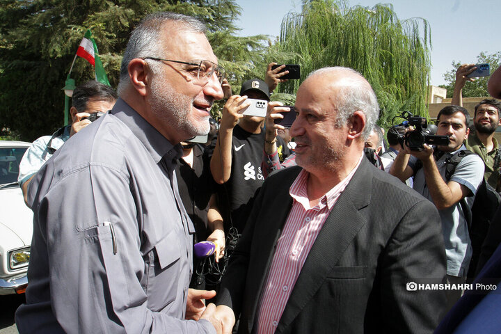 پروژه های عمرانی مرکز ملی فوتبال با حضور شهردار تهران افتتاح شد