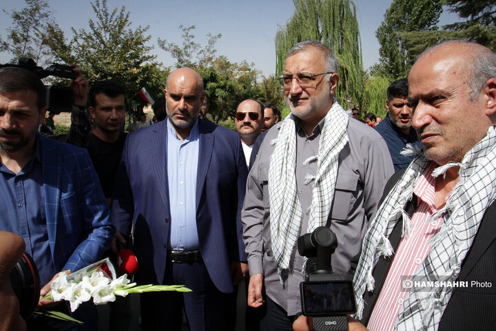 پروژه های عمرانی مرکز ملی فوتبال با حضور شهردار تهران افتتاح شد