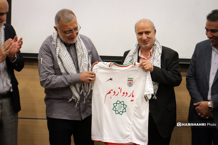 پروژه های عمرانی آکادمی ملی فوتبال با حضور شهردار تهران افتتاح شد