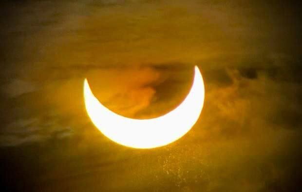 تصاویر جالب از خورشید گرفتگی در نیوزلند