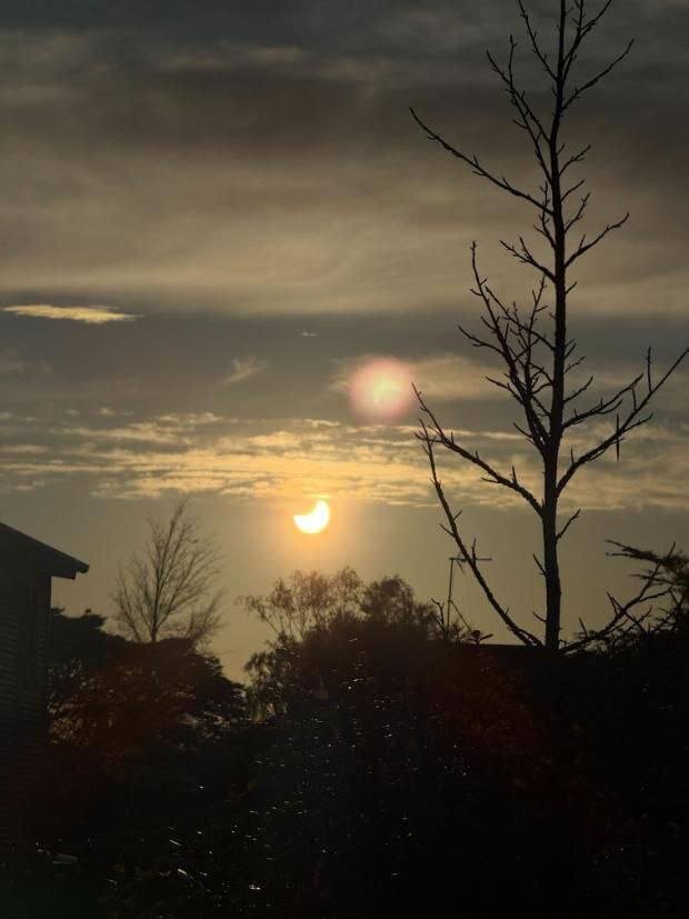 تصاویر جالب از خورشید گرفتگی در نیوزلند