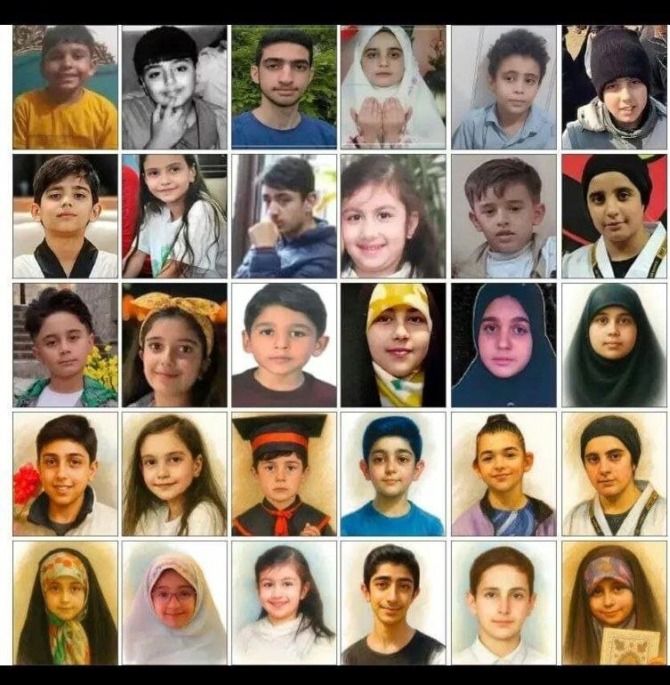 صاحبان این تصاویر امروز باید به مدرسه می رفتند اما...+ عکس | لحظه نواختن زنگ مدرسه توسط پدر کودک شهید در جنگ ۱۲ روزه + ویدئو