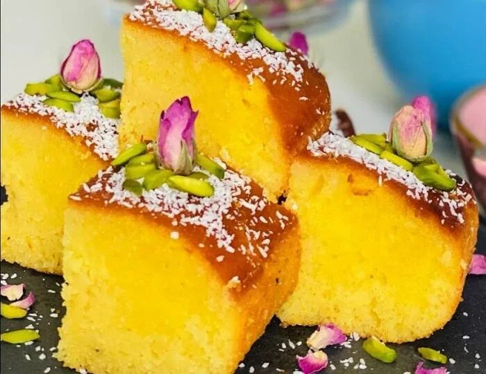 طرز تهیه کیک زعفرانی