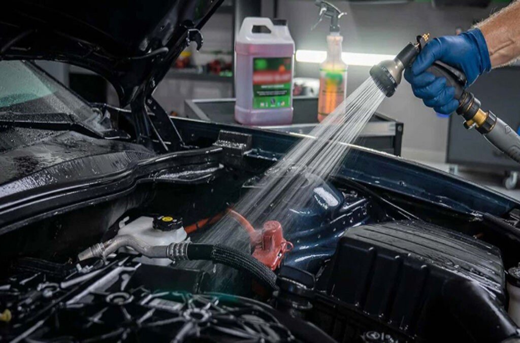 بهترین روشها برای شستشوی موتور ماشین