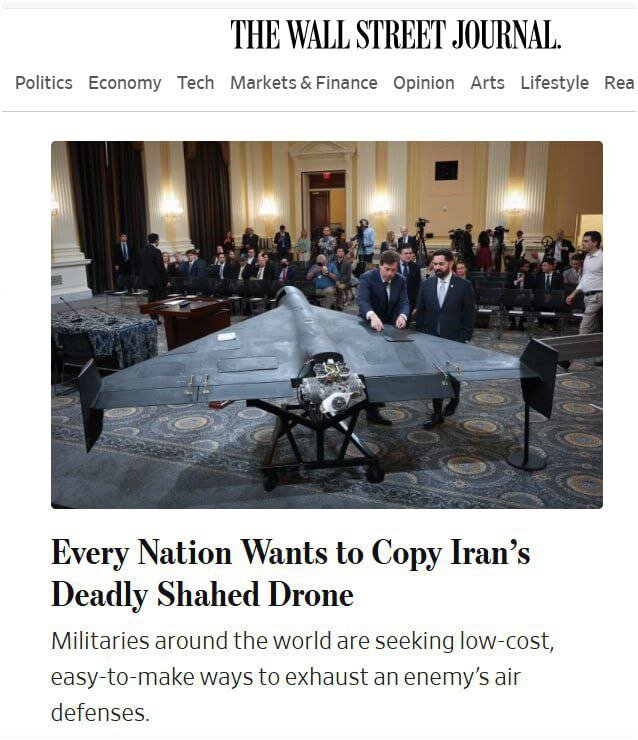 اعتراف جنجالی؛ ۴ کشور مهم می خواهند این پهپاد ایرانی را کپی کنند + عکس