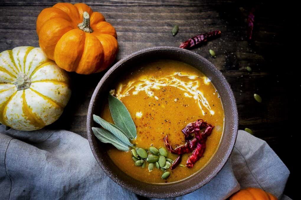 سوپ کدو حلوایی