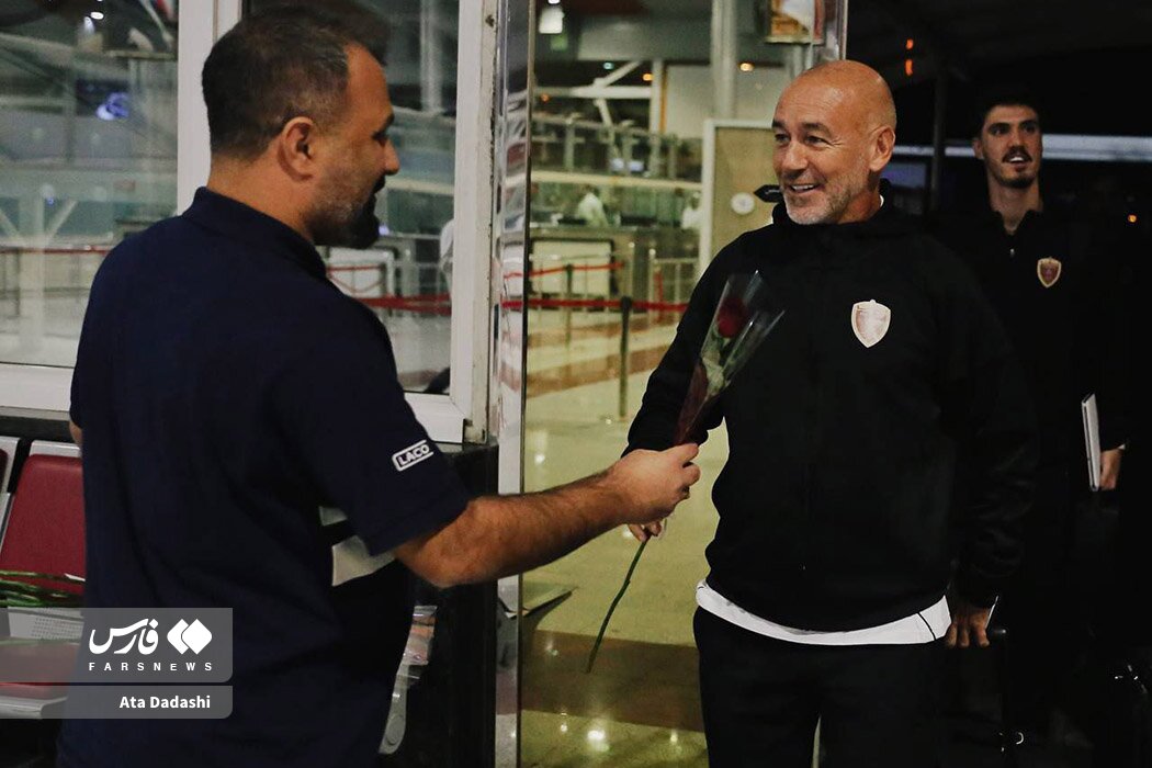 حریف آسیایی تراکتور با مورایس وارد تبریز شد | تصاویر