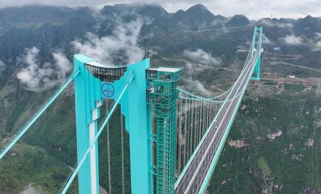 افتتاح بلندترین پل جهان در این کشور | تصاویر