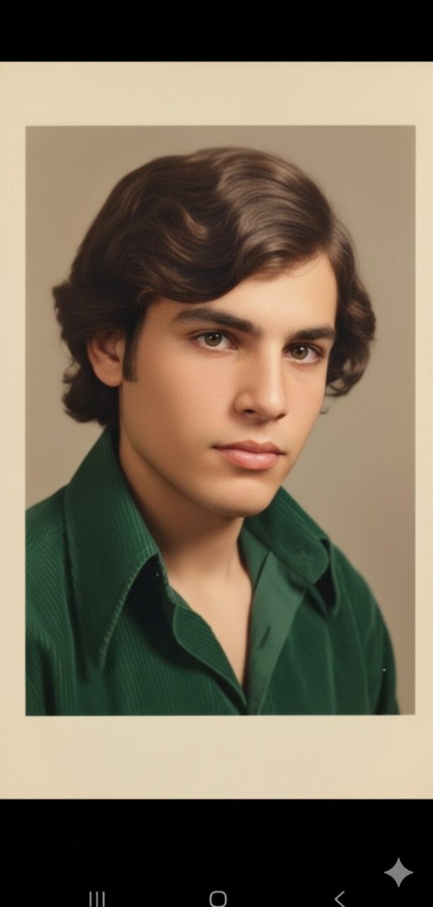 تصویری جالب از جوانی شهید سیدحسن نصرالله | تصویر بازسازی شده را هم ببینید