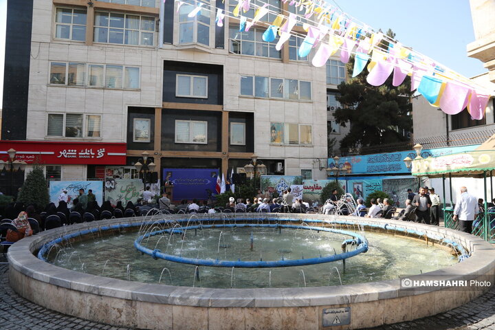 آیین رونمایی و نصب تابلو های سر درب کوچه ها وتابلو های پرچمی جدید پایتخت