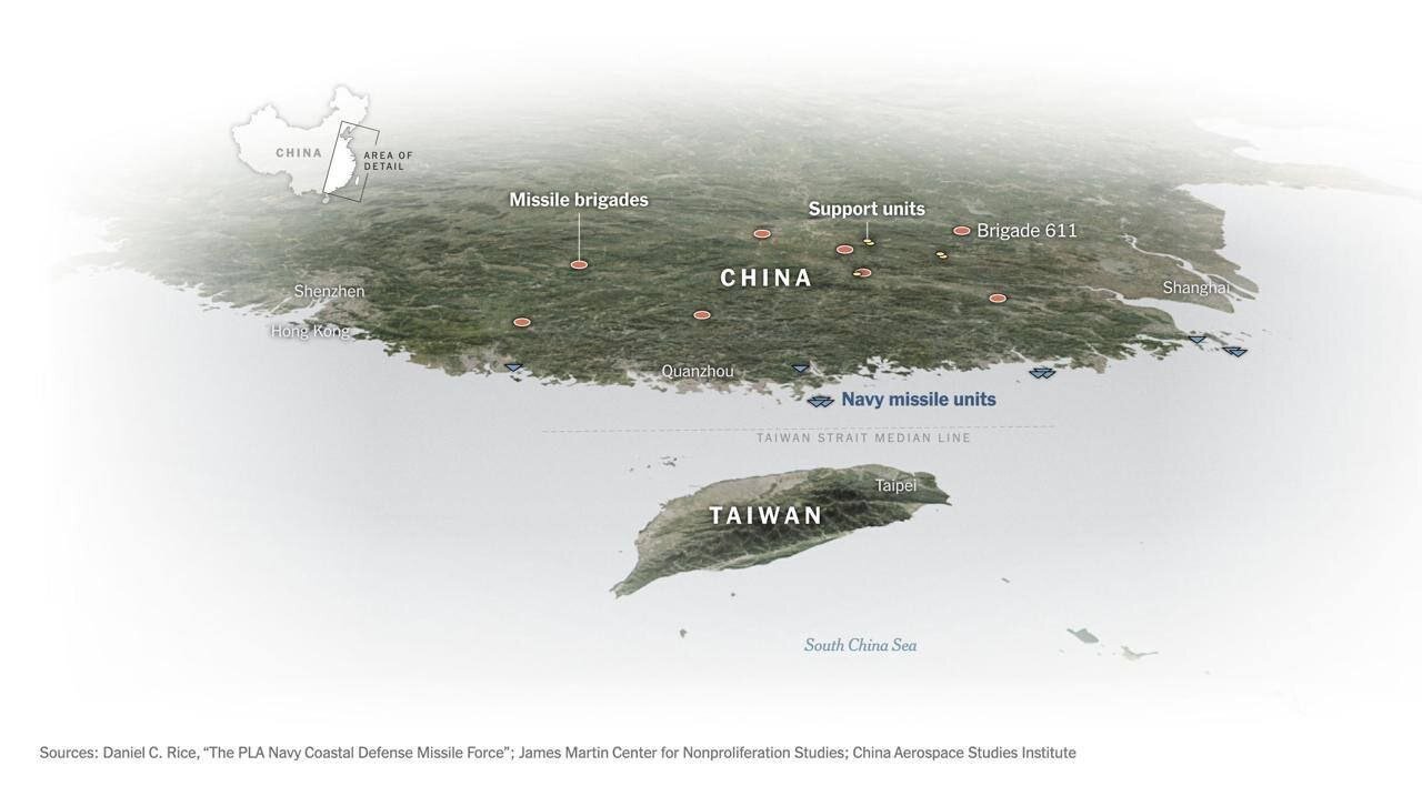 چین چند موشک دارد؟ | افزایش توان موشکی با سرعت زیاد برای مقابله با آمریکا در این سواحل| تصاویر