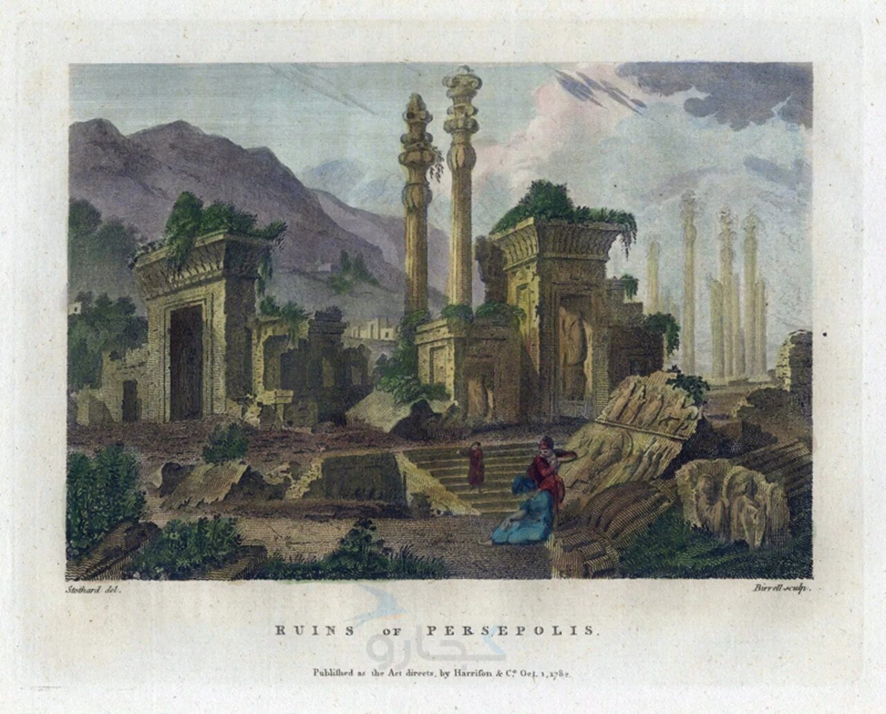 تختجمشید ۲۵۰ سال پیش به چه شکل بود؟ | عکس