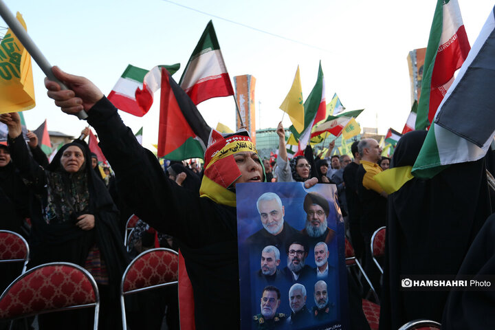 مراسم بزرگداشت شهدای مقاومت «انا علی‌العهد»