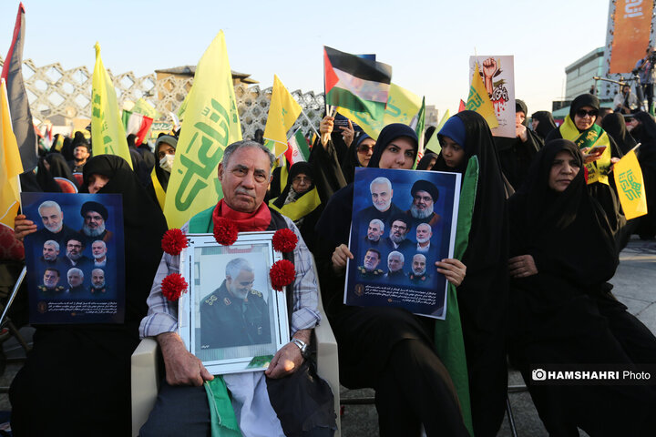 مراسم بزرگداشت شهدای مقاومت «انا علی‌العهد»