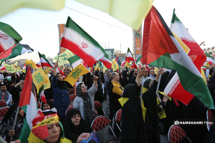 مراسم بزرگداشت شهدای مقاومت «انا علی‌العهد»