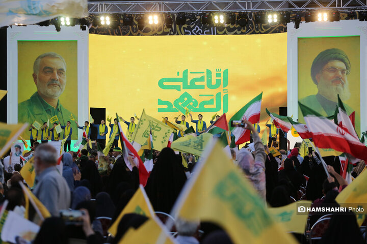 مراسم بزرگداشت شهدای مقاومت «انا علی‌العهد»