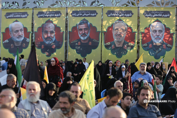 مراسم بزرگداشت شهدای مقاومت «انا علی‌العهد»