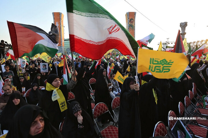 مراسم بزرگداشت شهدای مقاومت «انا علی‌العهد»