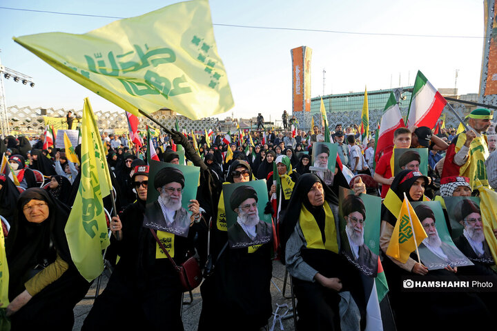 مراسم بزرگداشت شهدای مقاومت «انا علی‌العهد»