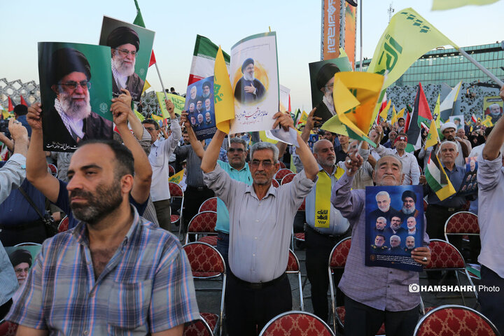 مراسم بزرگداشت شهدای مقاومت «انا علی‌العهد»