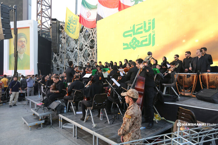 مراسم بزرگداشت شهدای مقاومت «انا علی‌العهد»