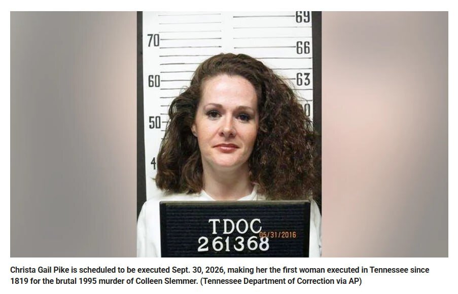برای نخستین بار پس از دو قرن یک زن در ایالت تنسی آمریکا اعدام می شود
