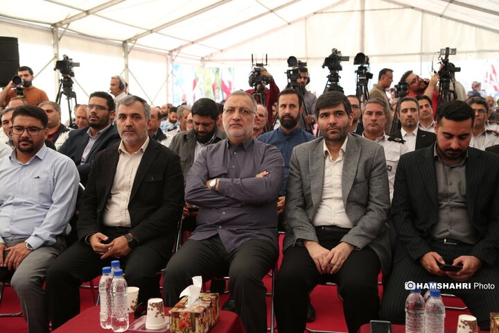 آیین رونمایی از بزرگترین مجموعه ماشین آلات تخصصی خدمات شهری